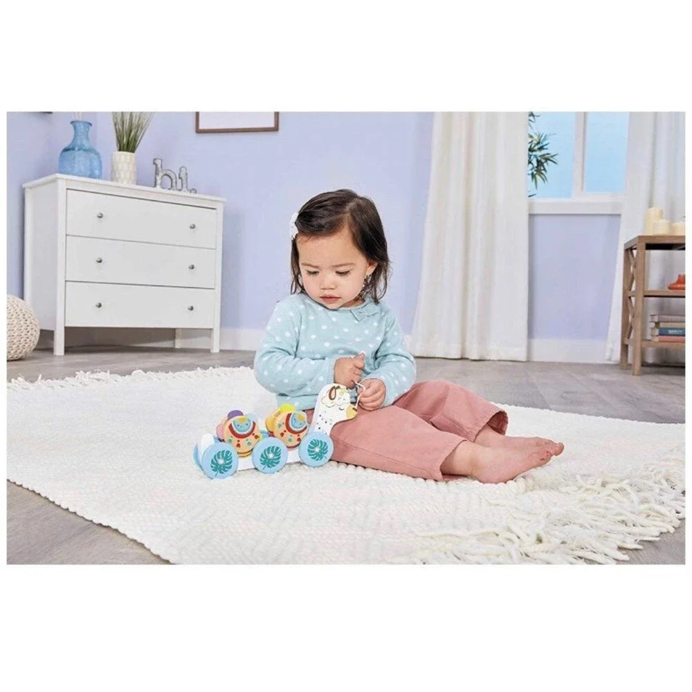 Llama pull toy wood fisher-price new toddler
